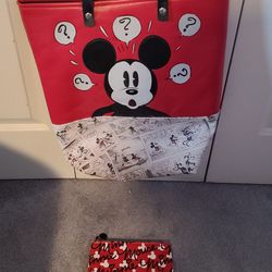 Mickey Tote And Wallet