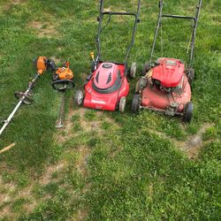 Lawn Mower and trimmer