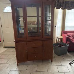 Wooden Display Cabinet, China Cabinet 