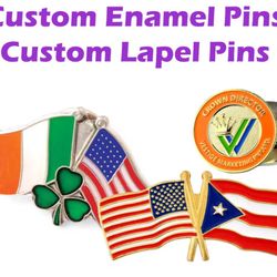 Custom/Personalized Enamel Pins, Business, Gifts, Lapel, Wedding, Foods