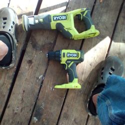 Ryobi Sawzall And Drill