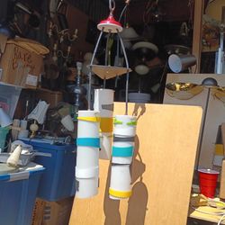 1970's Style Abstract Light Pendant Hanging Lamp