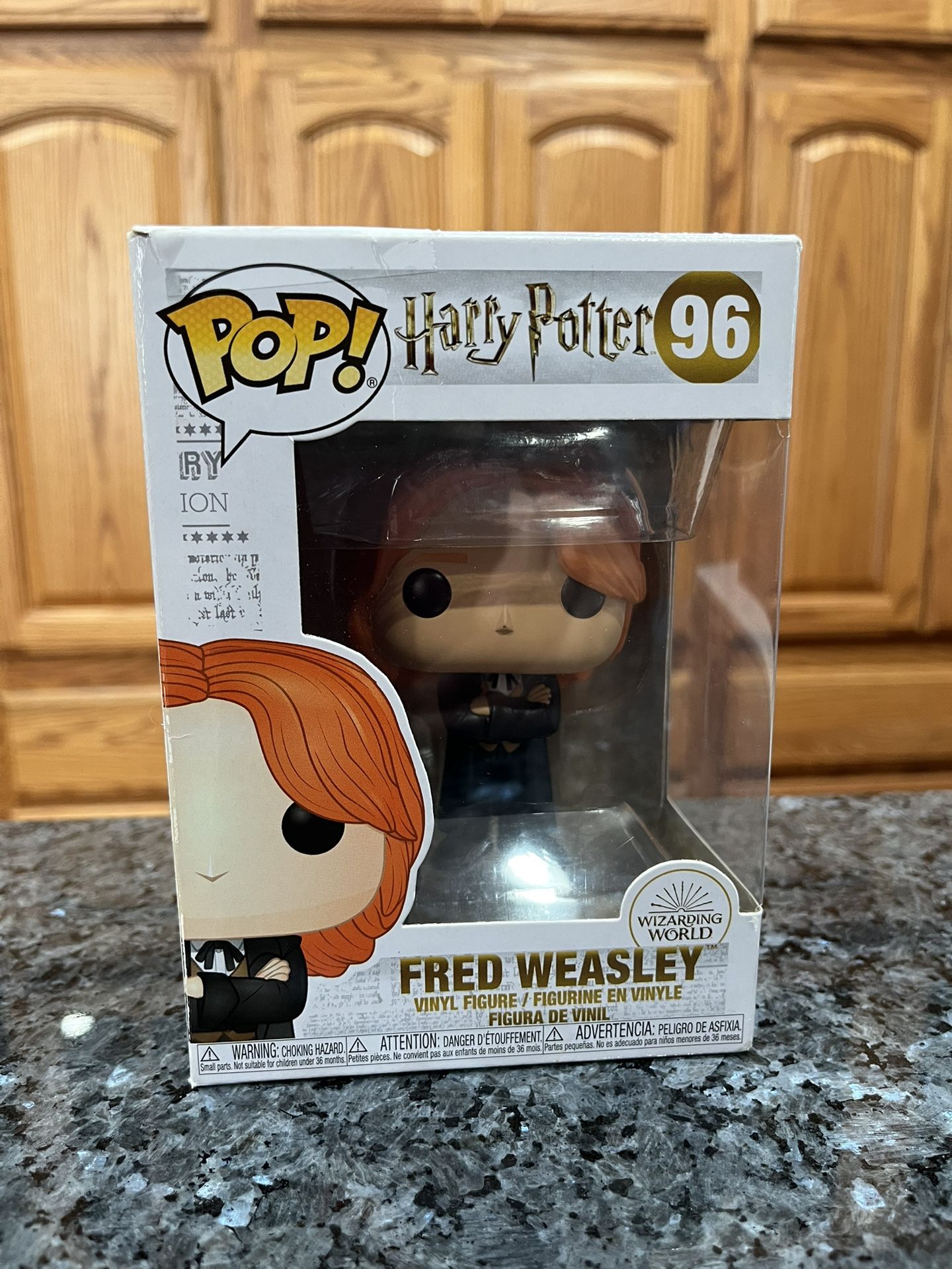 Funko Pop Harry Potter”Fred Weasley. # 96. Vinyl Figure Bobble-Head. Brand New Never Opened. Mint condition . Has been on