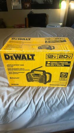 DeWalt Bluetooth radio