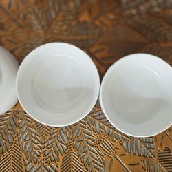 White Porcelain Dipping Bowls