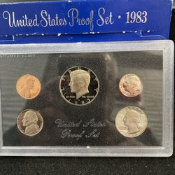 1983 S Gem Proof US Mint Set In Original Government Package