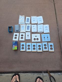 GFCI Outlet And Various Outlet Covers