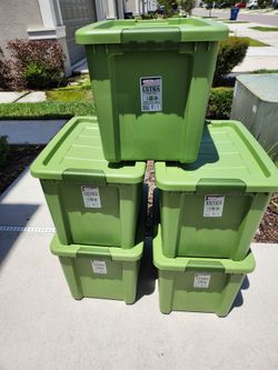 Sterilite Ultra 18 gallon latching totes