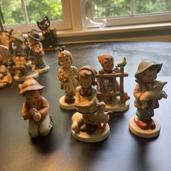 Hummel Vintage Lot Of 5 Small Figurines 4-5 In