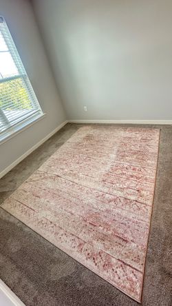 8x10 Blush Area Rug | Great Condition | Moving Sale
