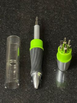 🪛🖊️🔦 All-in-one Combo Screwdriver (5 bits), Ink Pen, Flashlight (new)