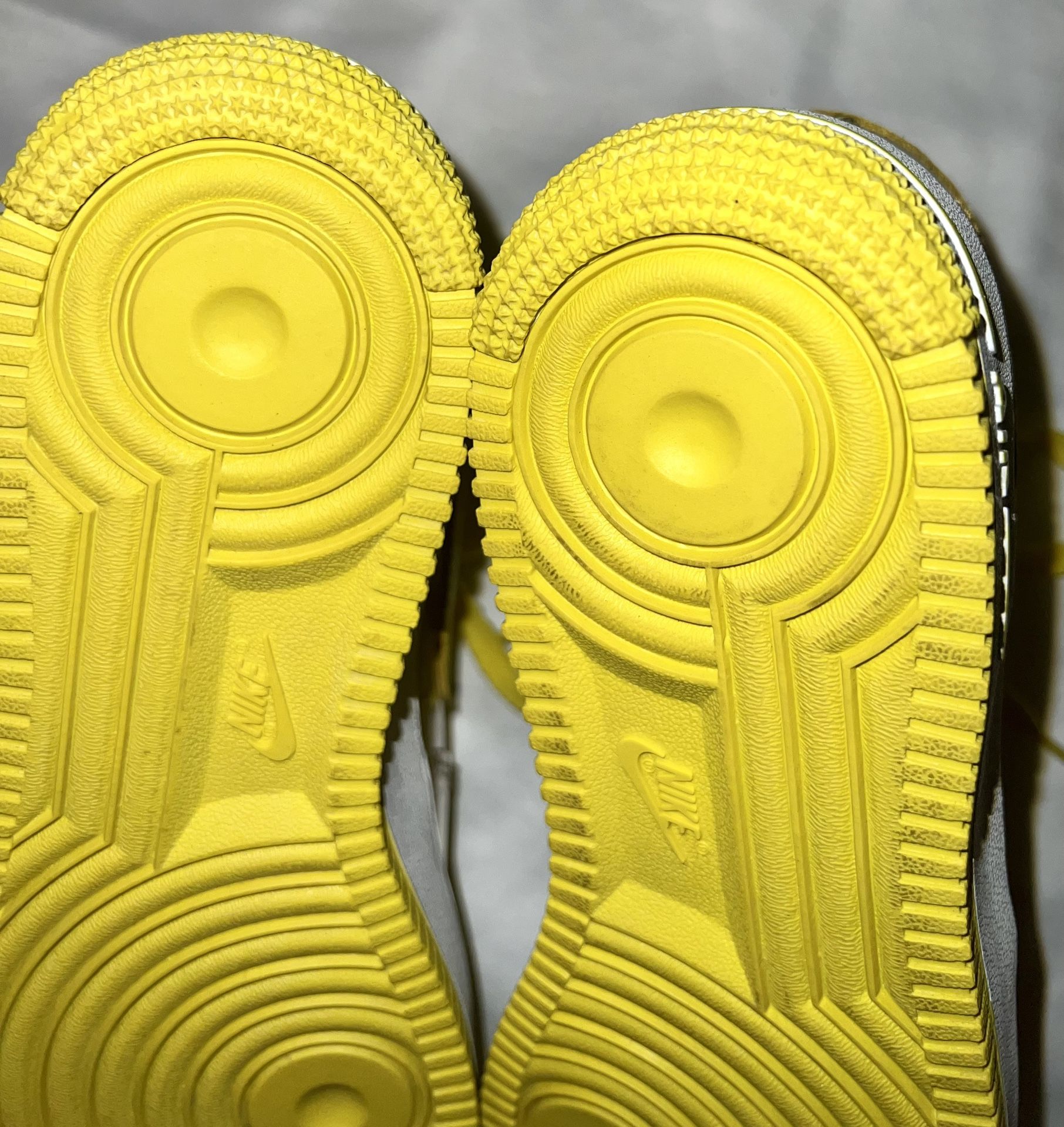 Nike Clear Toe Yellow Air Force 1AF1 Invisible for Sale in Quartz 