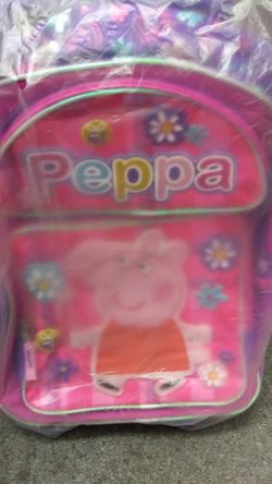 Peppa pig backpack 16" rolling large backpack