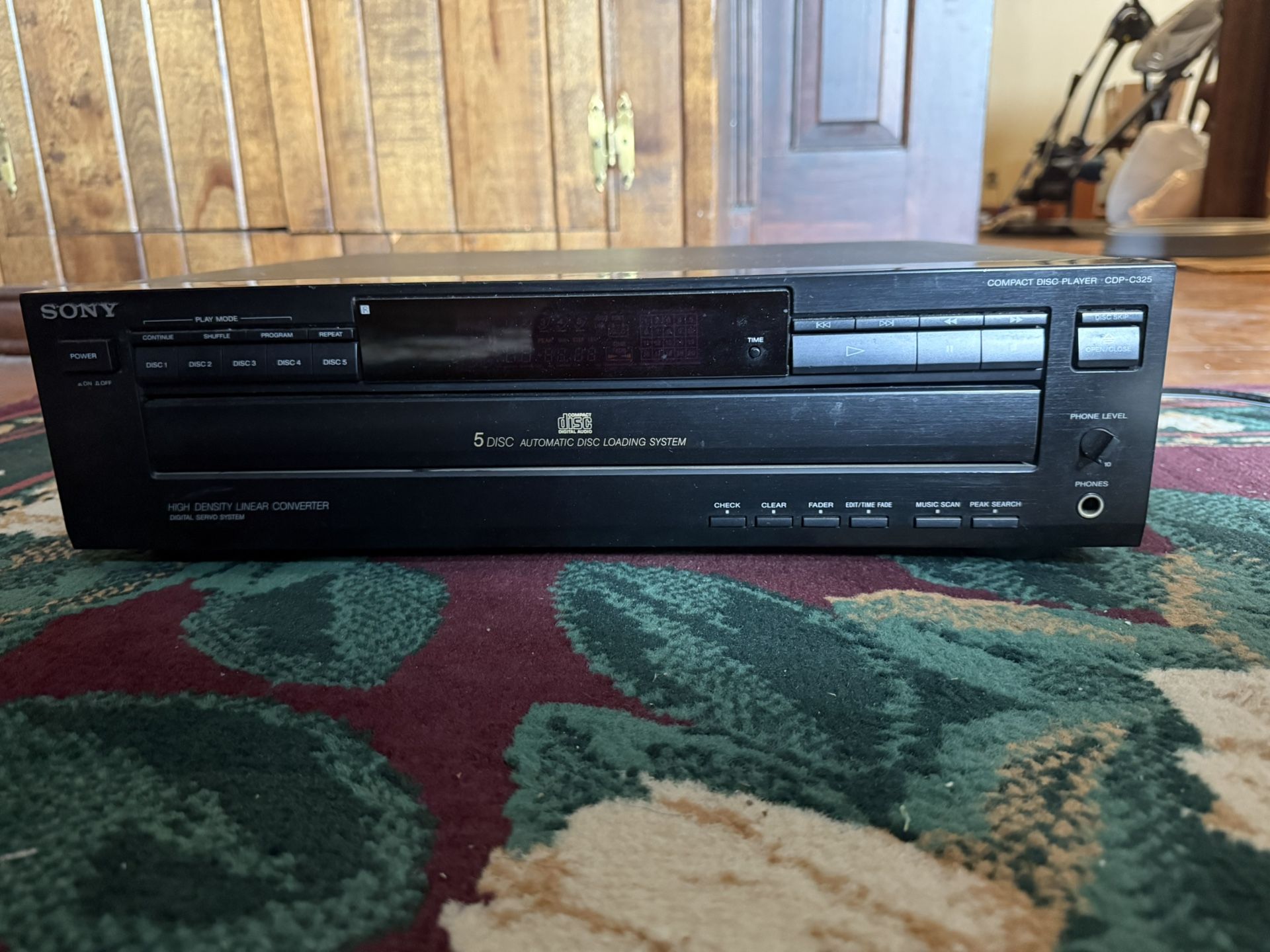 SONY 5 Disc CD Player