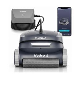 Hydro 4 Corded Pool Cleaner Robot for Inground Aboveground Pools
Floor Wall and Waterline Cleaning, Smart Navigation S-Path, 4.1L Top Load Filter Bask