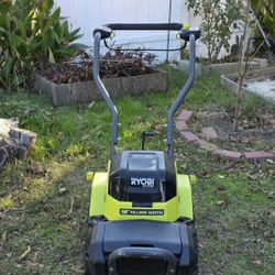 40 volt tiller cultivator 18 inch with batteries and charger 