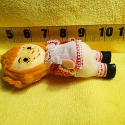 Raggedy Ann Vintage Christmas Tree Ornament Doll