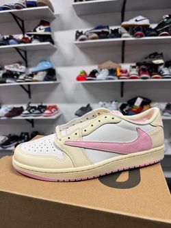 jordan 1 low travis shy pink