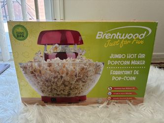 Jumbo Hot Air Popcorn Maker