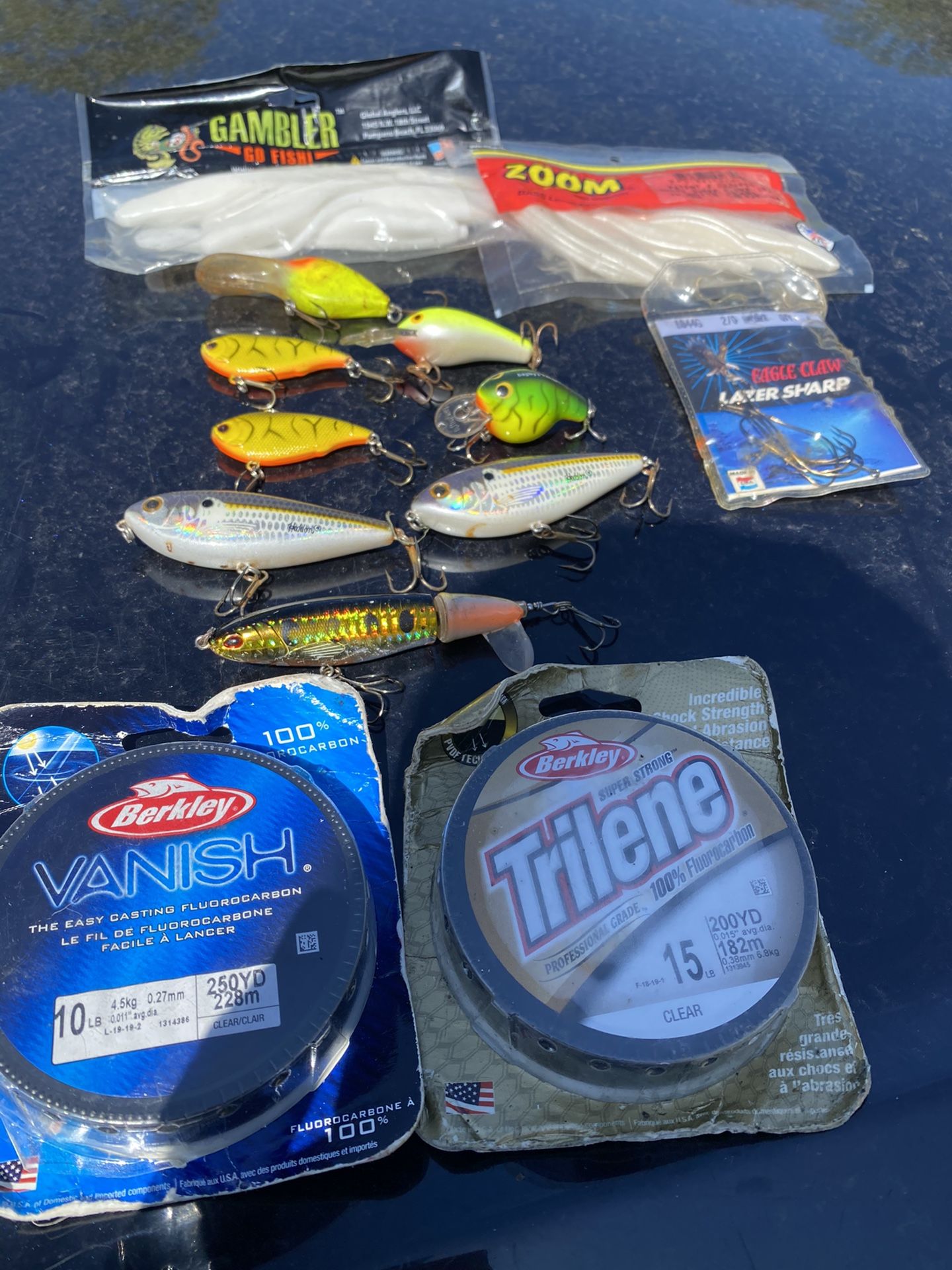 A mixed bag of bass fishing Baits