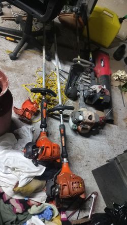 $150 for the weed eaters as is 250 for the big air compressor works great and 150 for the other one it works great