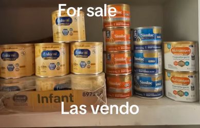 Las fórmulas amarillas se vencen en septiembre son 10 latas las vendo a 6$ cada una las demás se vencen 2027 son a 8$