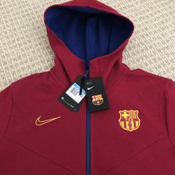 Nike FC Barcelona Tech Pack Full-Zip Hoodie 2020-2021