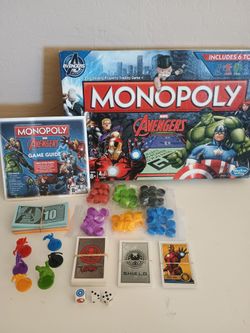 Marvel monopoly Avengers board game. Used. Deer vly 67th ave