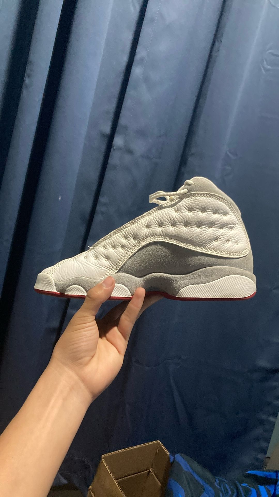 jordan 13 retro wolf grey size 5gs