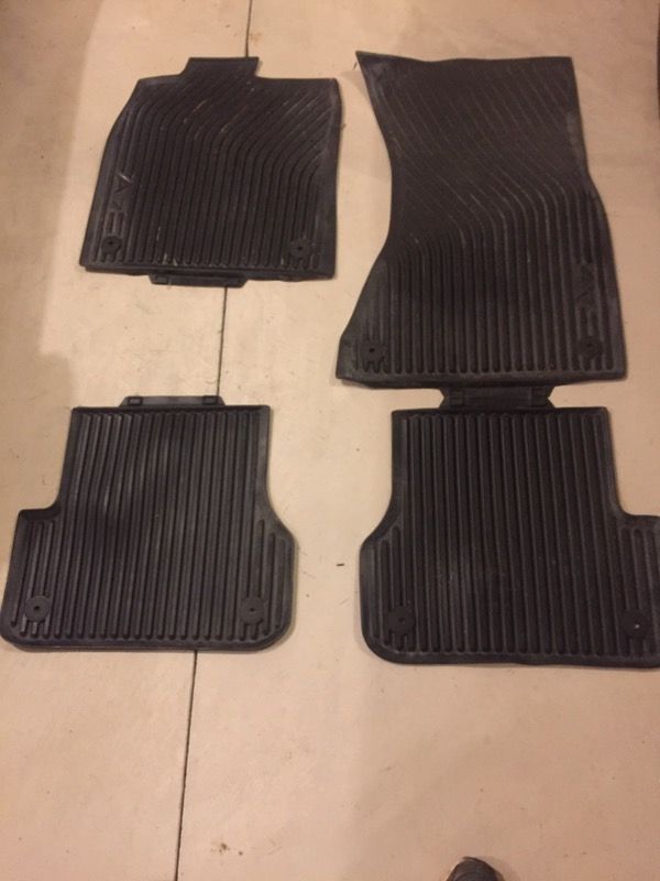 Audi A7 floor mall weather rubber mats