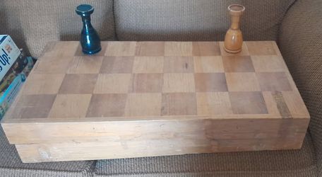 Vintage Wooden Chess Set