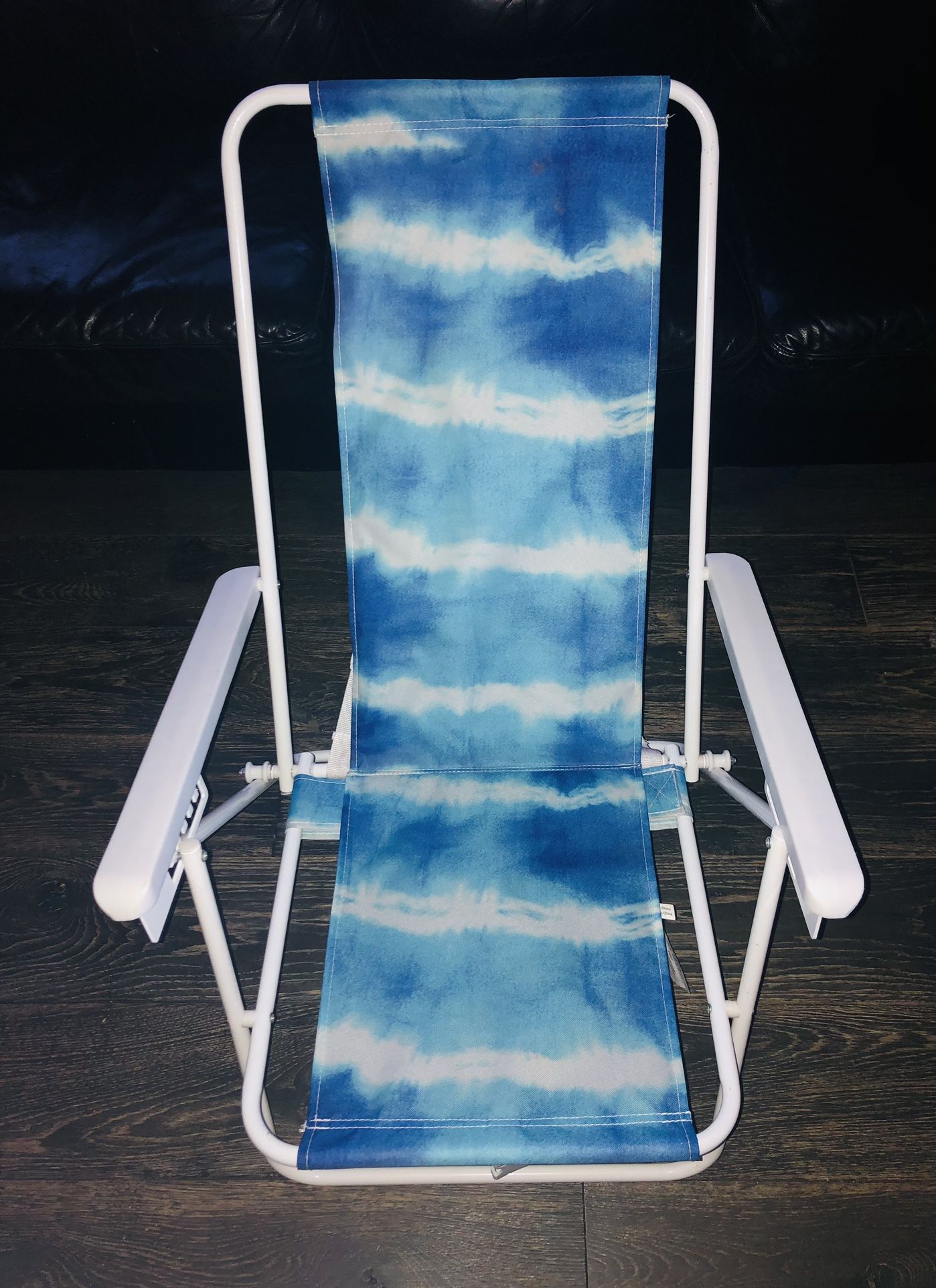 High Back Reclining Backpack Beach Chair