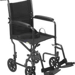  Wheel Chair Light  Folding with Swing Away Footrest