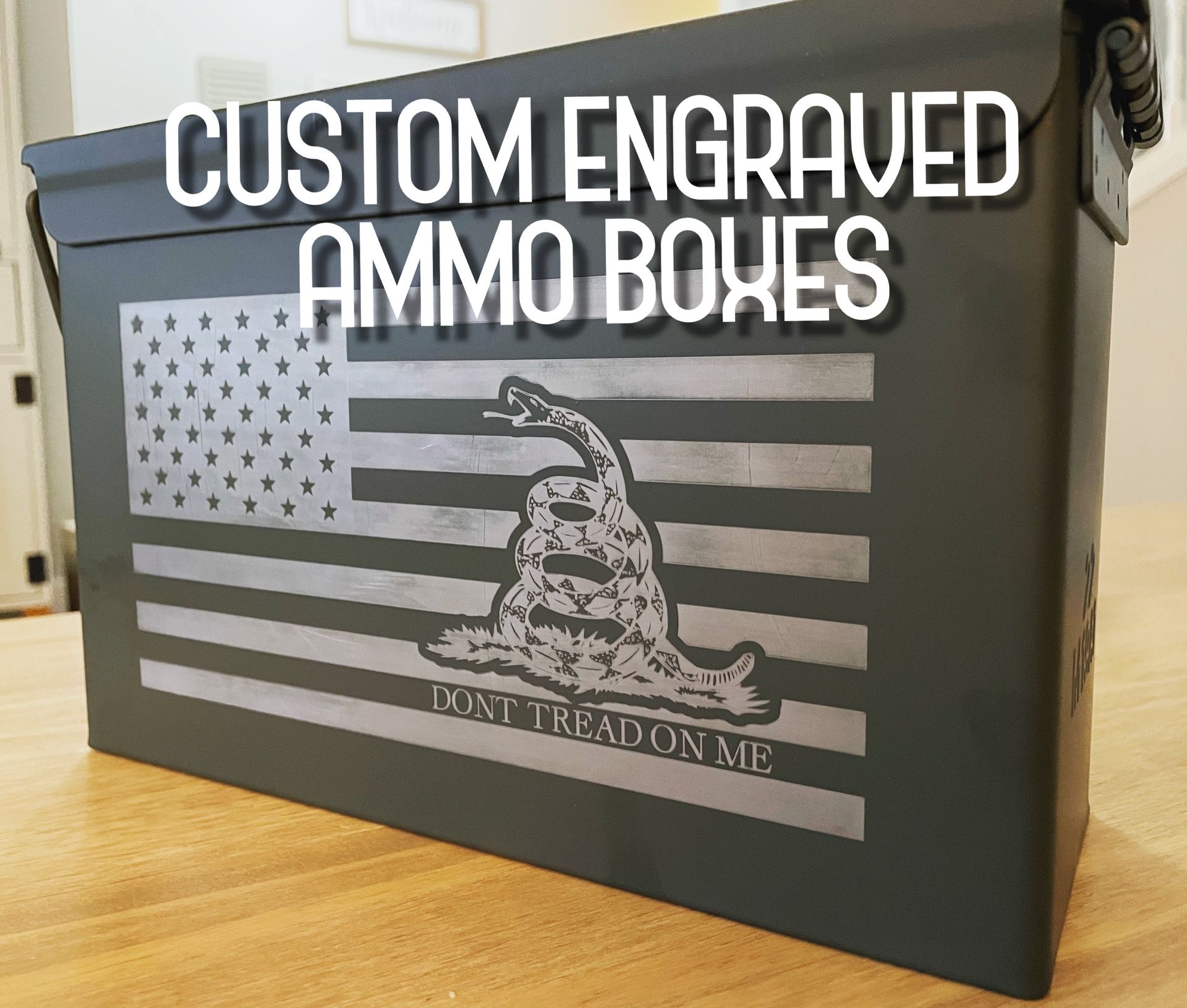 Steel Storage Boxes Custom Engraved for Sale in Port Orchard, WA