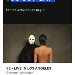 Ye Sofi Stadium 4/3 GA 