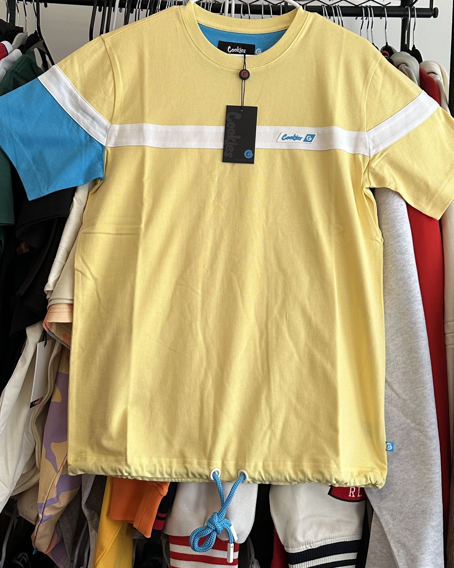 Cookies SF Bal Harbor Knit T-Shirt “ Yellow “ Size Small