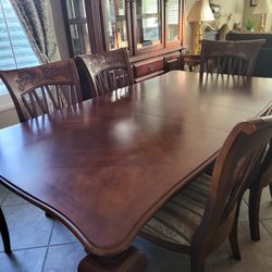 Cherry Wood Dining Chairs (CHAIRS ONLY)
