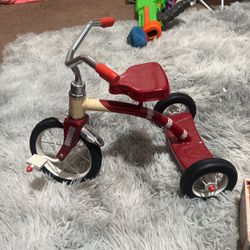 Antique Bike And Wagon For Dolls