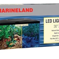 New In Box Fish Tank Aquarium LED Light Hood