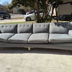 Grey Sofa (Delivery Available)