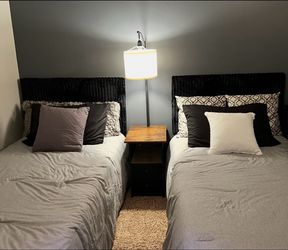 2 Twin Beds w/headboards and mattresses