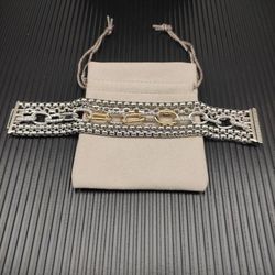 David Yurman Color-blocked 29mm Multi-Chain Bracelet Size 19cm