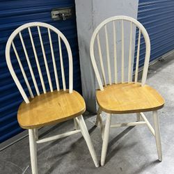 Wood Chairs.  