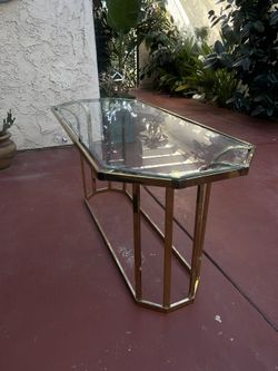 Glass Accent Table