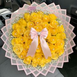 Yellow Rose Bouquets / Ramo De Rosas Amarillas 