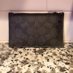 Coach Card Wallet In Signature Canvas 