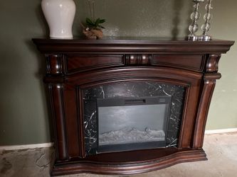 Beautiful traditional electric fireplace