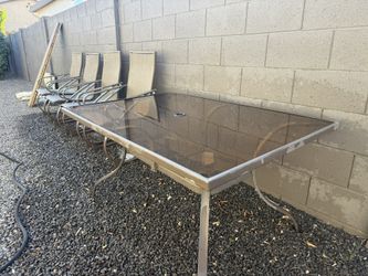 Glass Table And Chairs - FREE