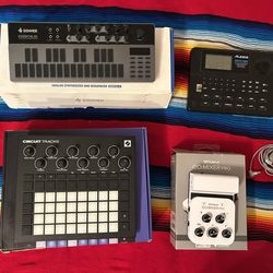 Synths, studio and production gear