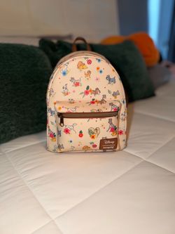 Disney Loungefly Mini Backpack – Classic Disney Dogs Floral